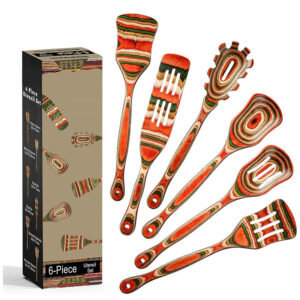 Colored Wooden Kitchenware
