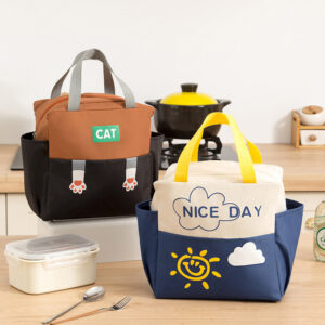 Double Pocket Lunch Bag